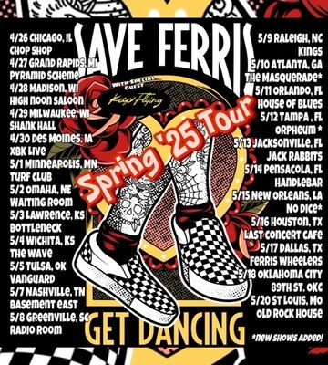 Save Ferris Get Dancing Tour April 30, 2025