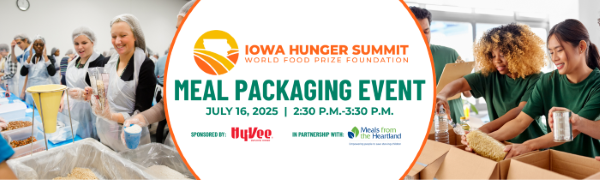 Iowa Hunger Summit Meal Packing Event
