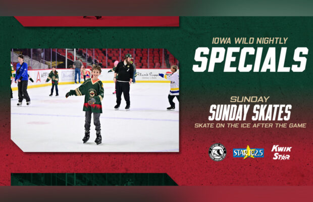 Iowa Wild Sunday Skates